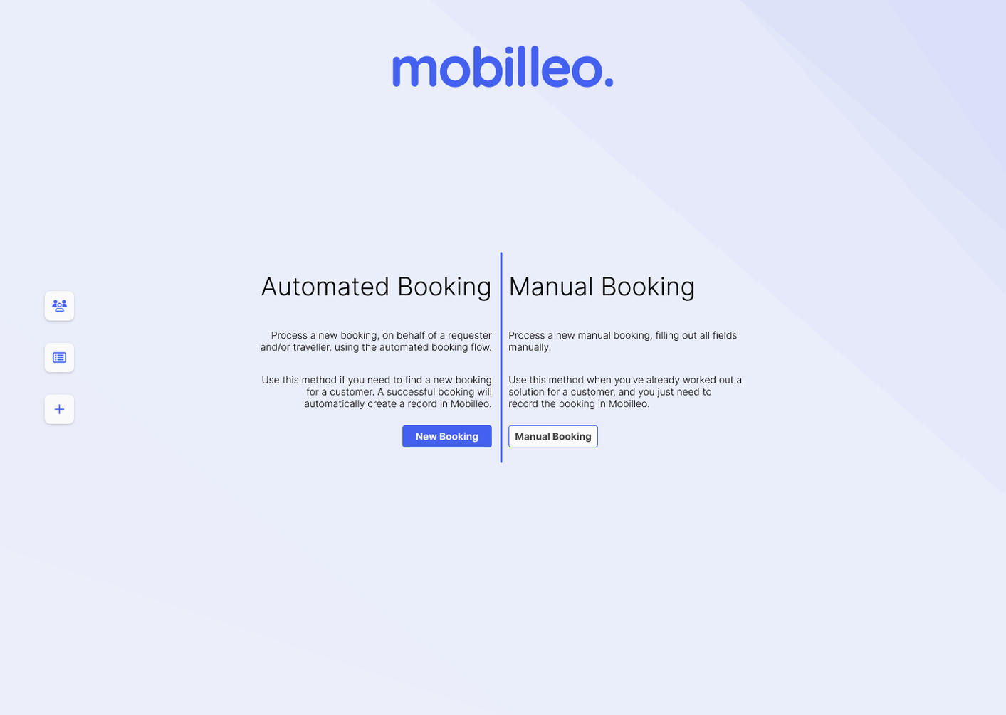 New Booking